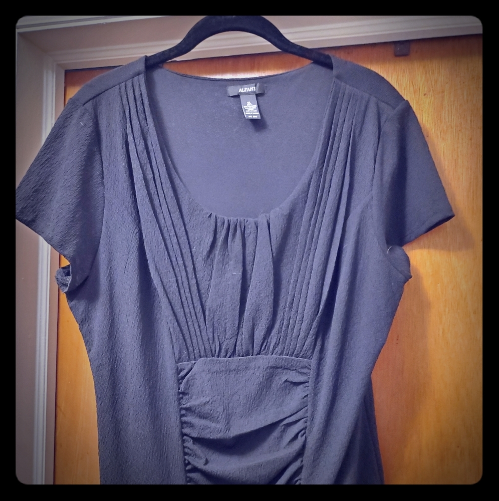 Black shirt sleeve top